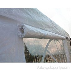 Quictent Large Canopy Carport 10'x20' Window Style Sides Heavy Duty Car Canopy White